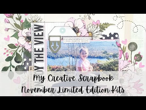 Видео: Наслаждайтесь видом — мои наборы Creative Scrapbook Limited Edition, ноябрь