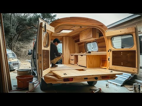 Видео: Пенсионеры Превратили Пикап-Трак В Удивительный Кемпер | DIY От Начала До Конца @ppeppefamily