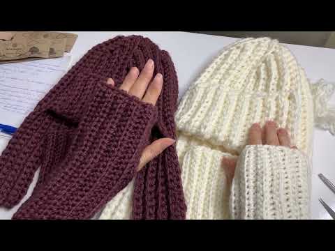 Видео: Самые простые митенки крючком. 👌 Интересно для начинающих.
