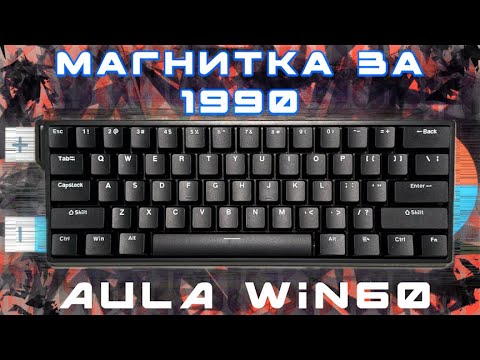 Видео: САМАЯ ДЕШЁВАЯ магнитная клавиатура — стоит ли брать? AULA WIN 60 HE