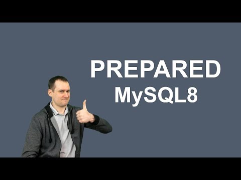 Видео: 16. MySQL 8 PREPARED statement   подготовленные запросы