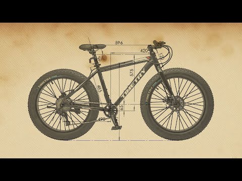 Видео: TIMETRY TT219 Геометрия фэтбайка