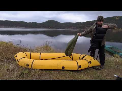 Видео: Пакрафт Иволга +30. Распаковка, первый спуск на воду.