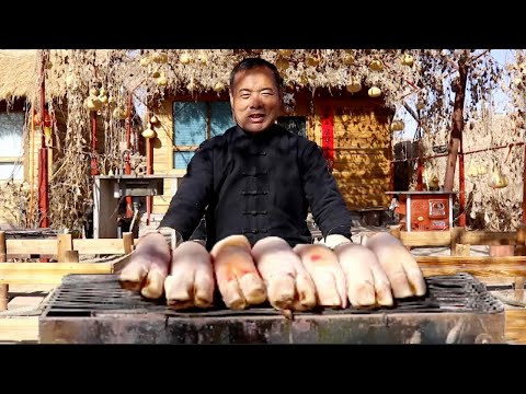 Видео: Свиные рысаки, приготовленные с перечной солью, с удивительным вкусом!｜Uncle Сельский гурман