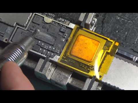 Видео: Замена КП 343S0561-A1 на Apple iPad 3 методом спила и выпайки