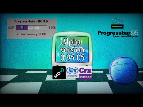 Видео: Альфа версия Progressbar95 (0.95.05)