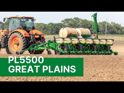 Видео: Пропашная сеялка PL5500 Great Plains | Обзор