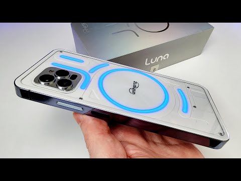 Видео: Плюнул на Xiaomi и iPhone и Взял ПРОЗРАЧНЫЙ Смартфон с RGB! 🔥Распаковка Unihertz Luna