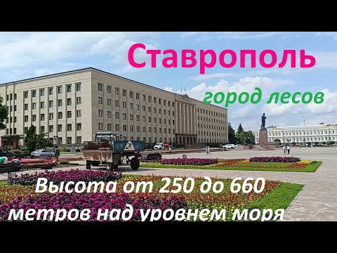 Видео: Неужели ветерок подул. Прогулка по центру Ставрополя, города цветов и лесов!
