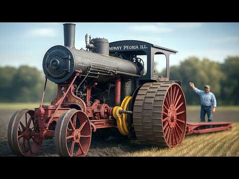 Видео: Трактор с паровым двигателем Avery 40-120