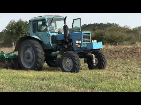 Видео: Аг 2.1 МТЗ 82 дісковка стерні