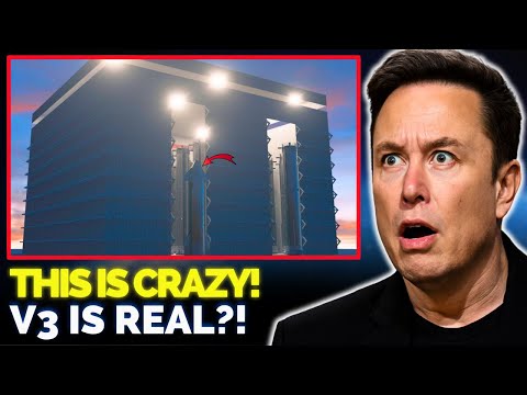 Видео: Илон Маск только что объявил о массовом производстве космического корабля SpaceX V3 — NASA в шоке!