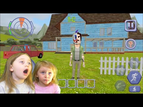 Видео: Прохождение Scary Clown Hello Neighbor Escape. Жуткий Клоун Сосед похитил всех детей в городе!