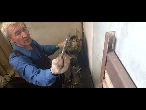 Видео: нарезаю шпильки, для разборного стапеля.