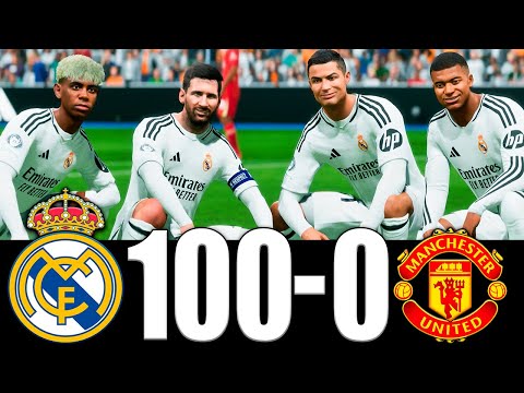 Видео: FC 25 - МЕССИ, РОНАЛДУ, НЕЙМАР И МБАППЕ | ВСЕ ЗВЕЗДЫ | РЕАЛ МАДРИД 100-0 МАНЧЕСТЕР ЮНАЙТЕД