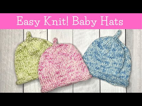 Видео: КАК СВЯЗАТЬ ПРОСТУЮ ДЕТСКУЮ ШАПКУ на чулочных спицах