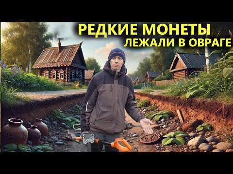 Видео: СПУСТИЛСЯ В ОВРАГ, А ЭТО ОКАЗАЛСЯ ДРЕВНИЙ РЫНОК. Коп поиск монет 2025