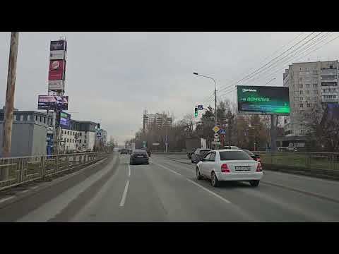 Видео: Из города Барнаул в село Сорочий Лог (через Новый мост)