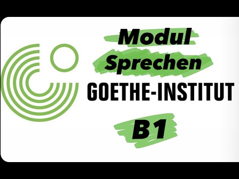 Видео: Экзамен по немецкому в Гёте -институте ( Goethe Institut ) модуль Sprechen B1