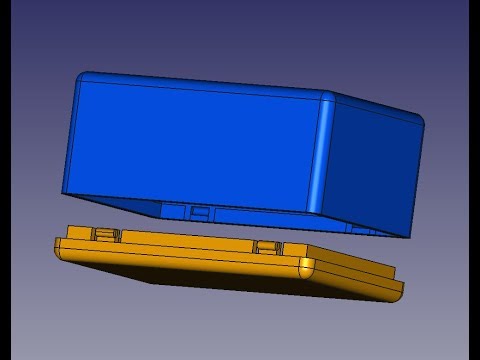 Видео: FreeCad Бокс на защёлках