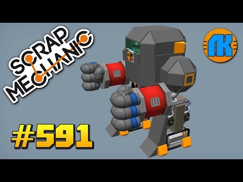 Видео: Scrap Mechanic \ #591 \ КРУТОЙ БОЕВОЙ РОБОТ С ОГРОМНЫМИ КУЛАКАМИ В СКРАП МЕХАНИК !!!