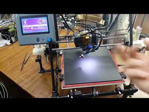 Видео: Автоуровень стола 3d принтера. Auto leveling 3d printer.