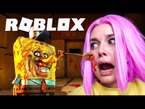 Видео: ПОБЕГ ОТ СПАНЧ БОБА в РОБЛОКС приключение мульт АЛИНКИ в Roblox