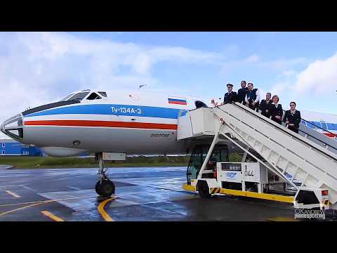 Видео: Полёт мечты на Ту-134 - такое не повторяется