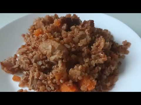 Видео: Гречка с мясом по-купечески 