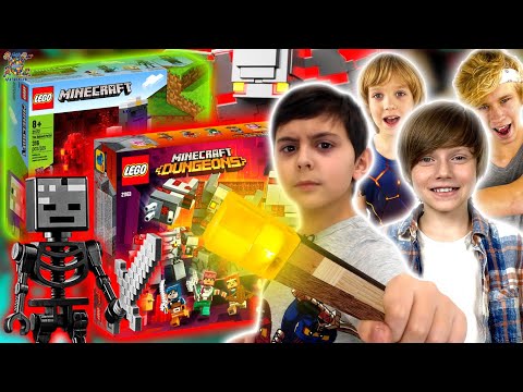 Видео: МАЛЬЧИШКИ СОБИРАЮТ: ЛЕГО МАЙНКРАФТ РАЗРУШЕННЫЙ ПОРТАЛ И LEGO MINECRAFT DUNGEONS | БОЛЬШАЯ СБОРКА