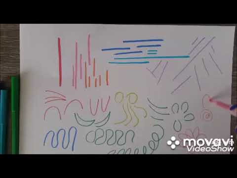 Видео: Виды линий. Рисуем линиями.