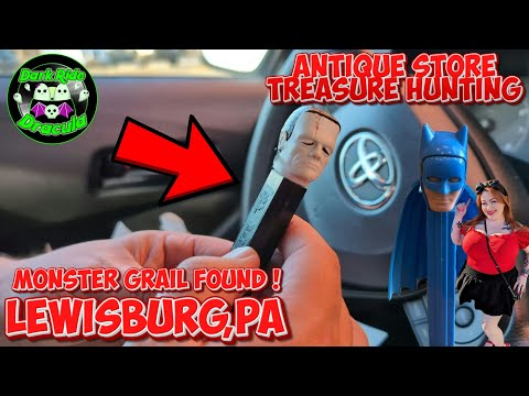 Видео: СВЯТОЙ МОНСТР БЭТМЕН! АНТИКВАРНЫЙ МАГАЗИН, РЕТРО-ОХОТА ЗА СОКРОВИЩАМИ - ЛЬЮИСБЕРГ, ПЕНСИЛЬВАНИЯ
