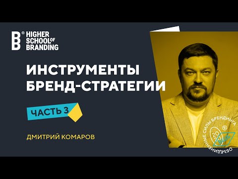 Видео: Инструменты бренд-стратегии. Часть 3 / Дмитрий Комаров