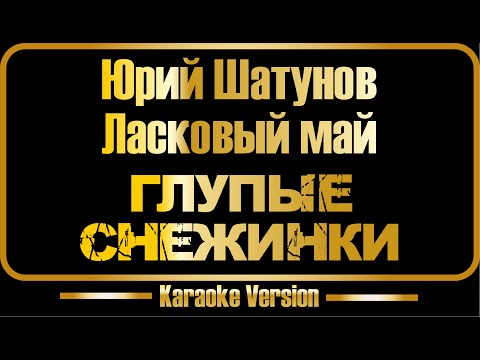 Видео: Юрий Шатунов | Ласковый май | Глупые снежинки (караоке) оригинал