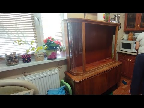 Видео: Старый сервант. Ремонт и окраска.