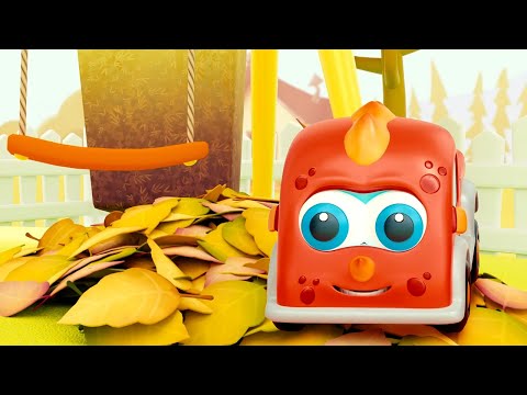 Видео: 🚗 Машинки Мокас – 🍁 Золотая осень 🍂 – Сборник | Добрый мультик для малышей про машинки