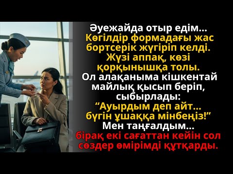 Видео: стюардесса маған сыбырлап айтты — “бүгін ұшпа, өміріңді сақта!” | Ешкім естімеген әңгіме