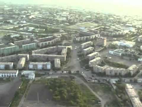 Видео: Чарджоу под крылом самолёта.wmv