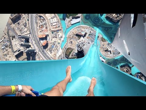 Видео: 25 Самых Безумных Горок в Аквапарке, От Которых Ты Офигеешь.