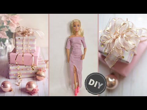 Видео: Как сшить элегантное вечернее платье для куклы?