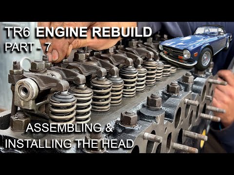 Видео: Ремонт двигателя Triumph TR6. Часть 7. Сборка и установка головки блока цилиндров