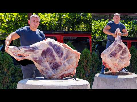 Видео: Наш ЭКСПЕРИМЕНТ! 35 кг МЯСА в ТАНДЫРЕ! Мясной ПИР с ДРУЗЬЯМИ!