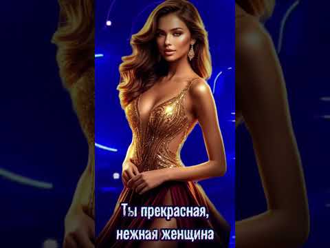 Видео: Песня"Ты прекрасная, нежная женщина"