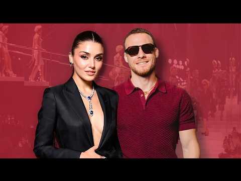 Видео: Ханде Эрчел и Керем Бюрсин | Вместе на Миланской неделе моды | Почему они не разговаривали