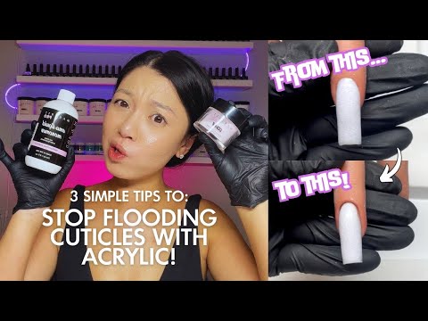 Видео: 3 простых совета, как перестать заливать кутикулу акрилом! 💅✨ Попрощайтесь с неаккуратным наращив...
