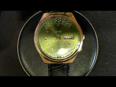 Видео: Ракета вечный календарь, как им пользоваться? Russian calendar Rocket watch.