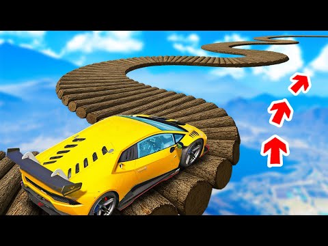 Видео: СМОЖЕТ ЛИ ЛАМБА ПРОЕХАТЬ ПО МОСТУ ИЗ БРЕВЕН В ГТА 5 ? - ЭКСПЕРИМЕНТ В GTA 5