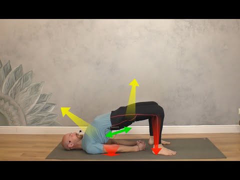 Видео: Дви Пада Питхасана (Пьедестал на 2 опорах) или Полумост  | Курс "Основы йоги"
