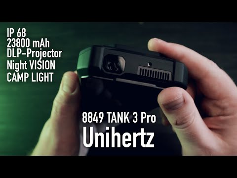 Видео: Защищенный смартфон с DLP проектором - 8849 Tank 3 Pro от Unihertz