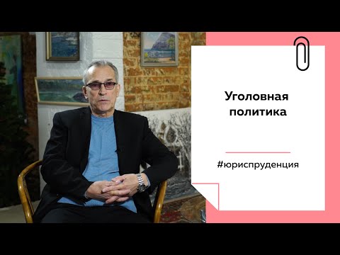 Видео: Уголовная политика | Лекции на ТОЛКе